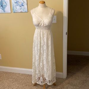 Ivory Lace Summer Dress
